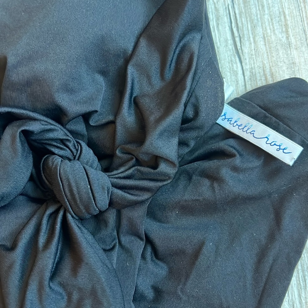 Isabella Rose Black One Piece Swimsuit‎ Women’s Size M Medium Black